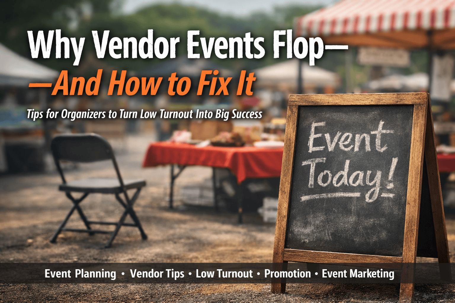 Why Some Vendor Events Struggle — and What Organizers Can Do Better