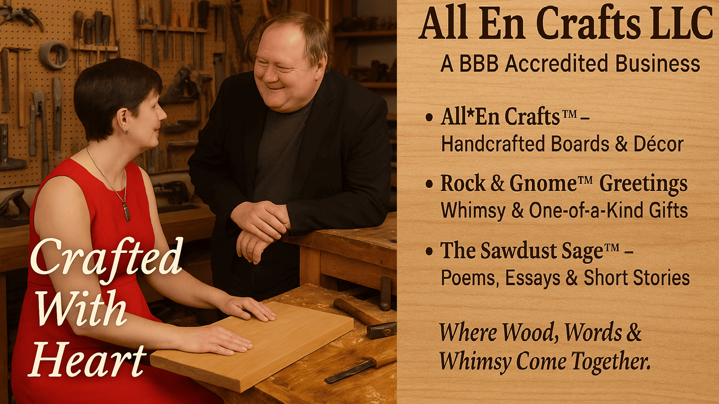 James and Lexie at the workbench