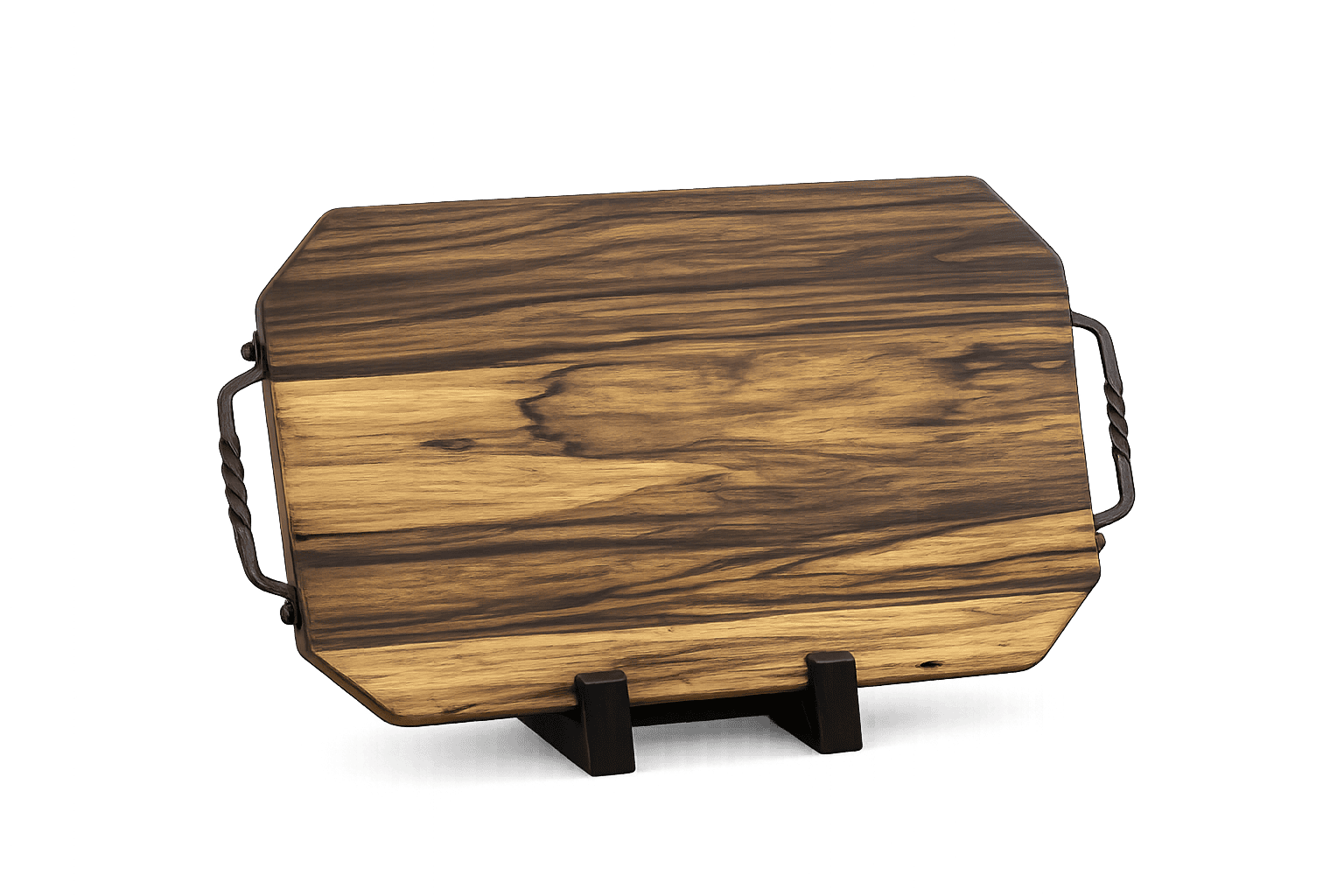 Black Limba Sous chef sized Cutting board.