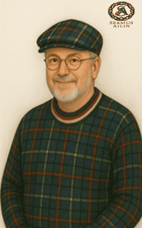 Pencil drawing of Seamus Ailin (James Allen)